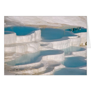 Cartão Turquia, Pamukkale Castelo de Algodão).