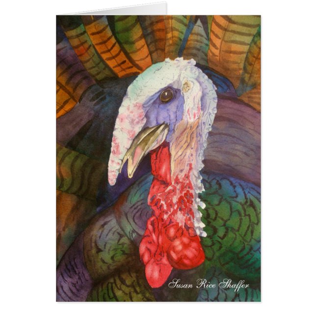 Cartão Turquia "selvagem" (Frente)