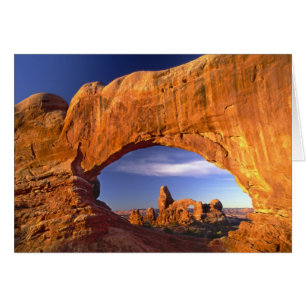 Cartão Turret Arch, Arches National Park, Utah, EUA