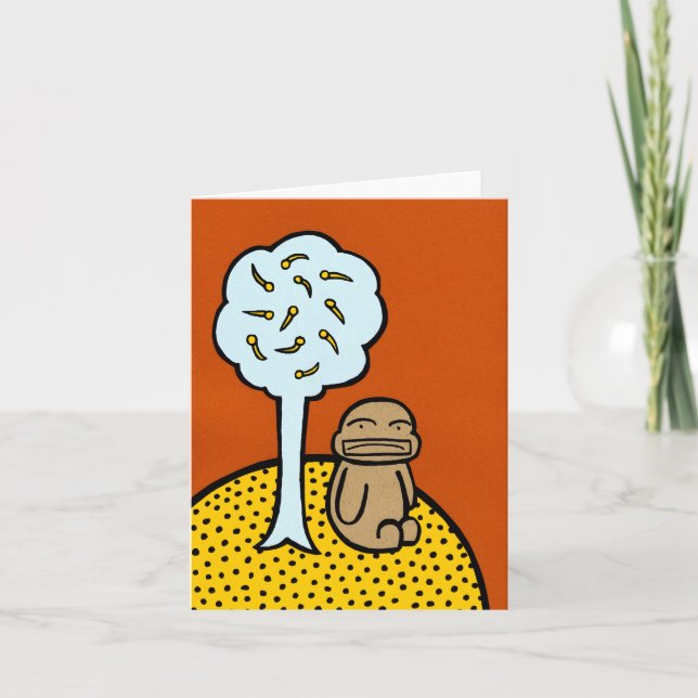 Cartão TURTLE BOY  Greeting Card (Frente)