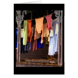 Cartão Turtlenecks Laranja em uma placa de linha Alton