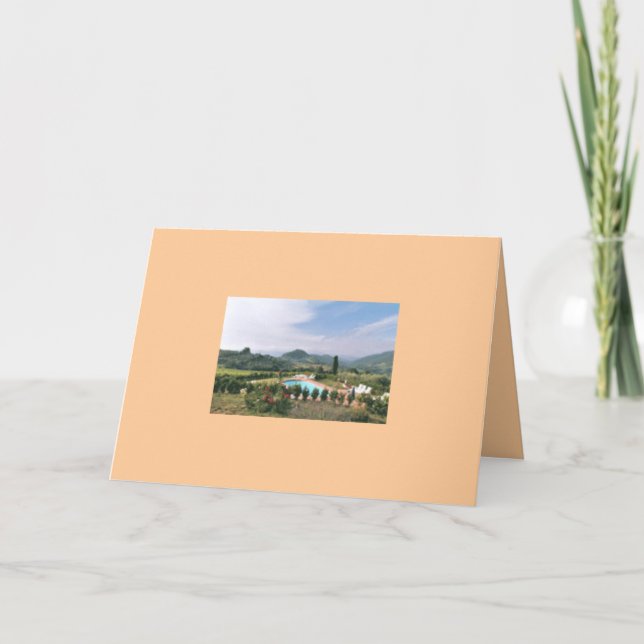 Cartão Tuscan Notecard (Frente)