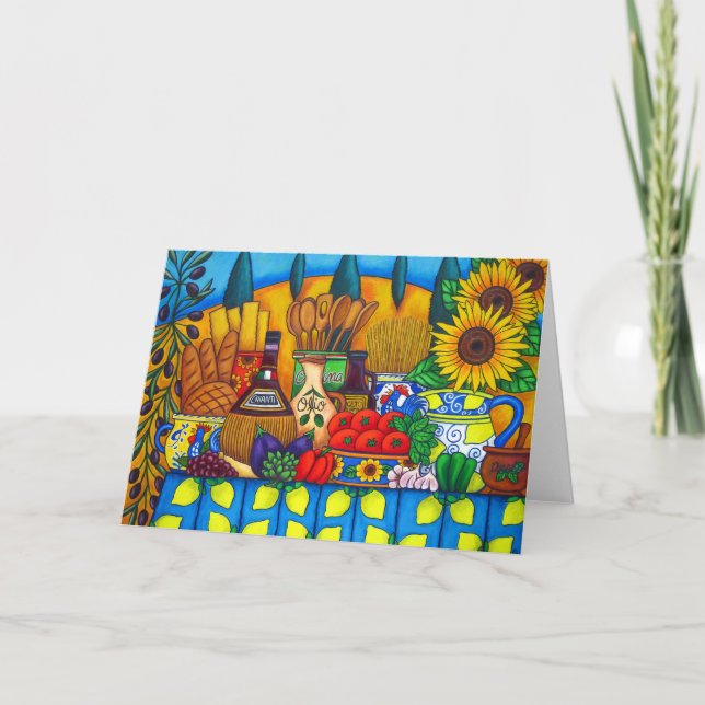 Cartão Tuscany Delights - Greeting/Note Card (Frente)