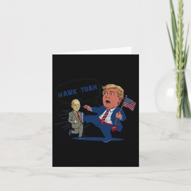 Cartão Tush Thush Presidential Candidato Parody Trump (Frente)