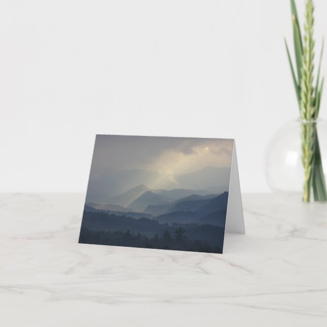 Cartão Tusquittee Sunrise (Frente)