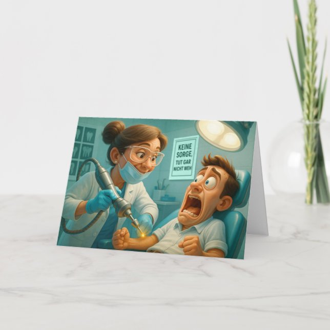 Cartão Tut gar nicht weh... (Frente)