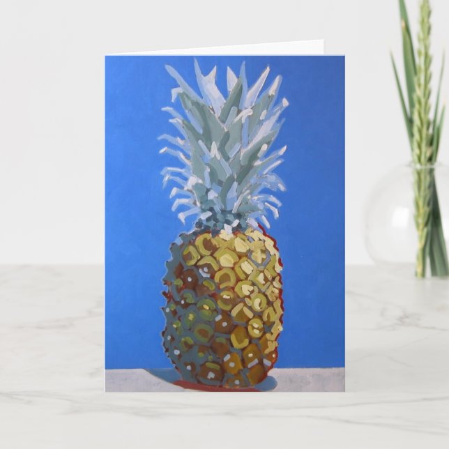 Cartão Tutti-Frutti Pineapple Greeting Card / Invitation (Frente)