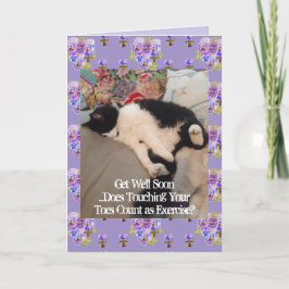 Cartão Tuxedo Cat Engraçado Pensando Que Você Tocando O C