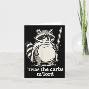 Cartão Twas O Gráfico Do Senhor Raccoon
