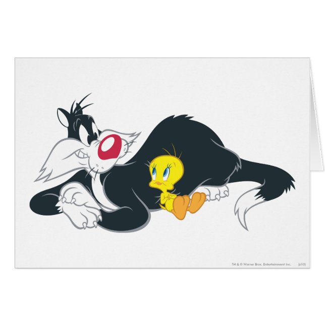Cartão Tweety In Action Pose 14 (Frente Horizontal)