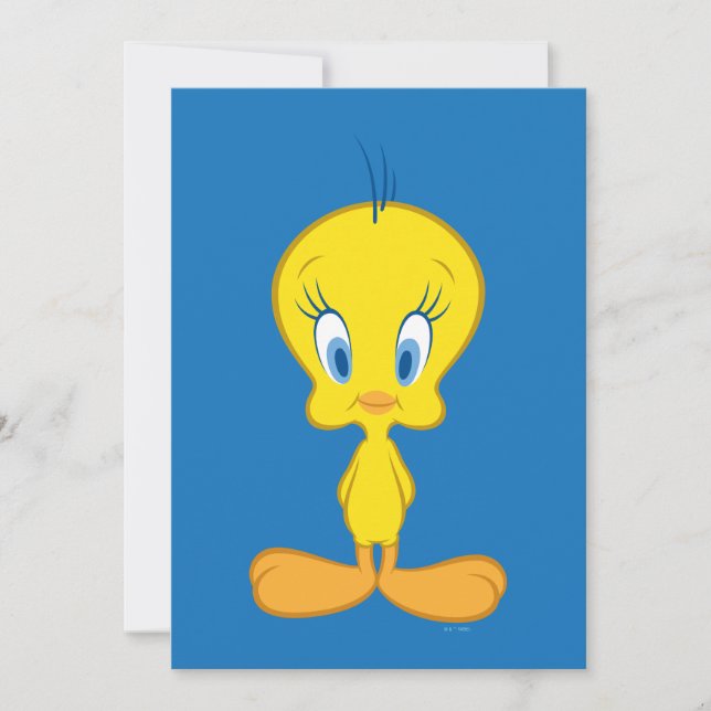 Cartão TWEETY™ | Passarinho Inocente (Frente)