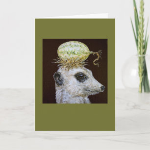 Cartão /Twi the meerkat card