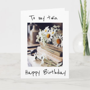 CARTÃO **TWIN** ARE YOU READY TO CELEBRATE "US"