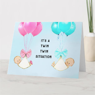 Cartão Twin Babies