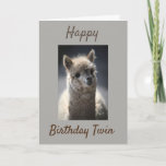 CARTÃO "TWIN" HAPPY BIRTHDAY OLDER TWIN!<br><div class="desc">I AM SURE "YOUR TWIN" WILL LAUGHT OUT LOUD WHEN HE OR SHE READS THIS BIRTHDAY CARD! THANKS FOR STOPPING BY 1 of my 8 stores!</div>