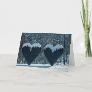 Cartão Twin Hearts Greeting Card