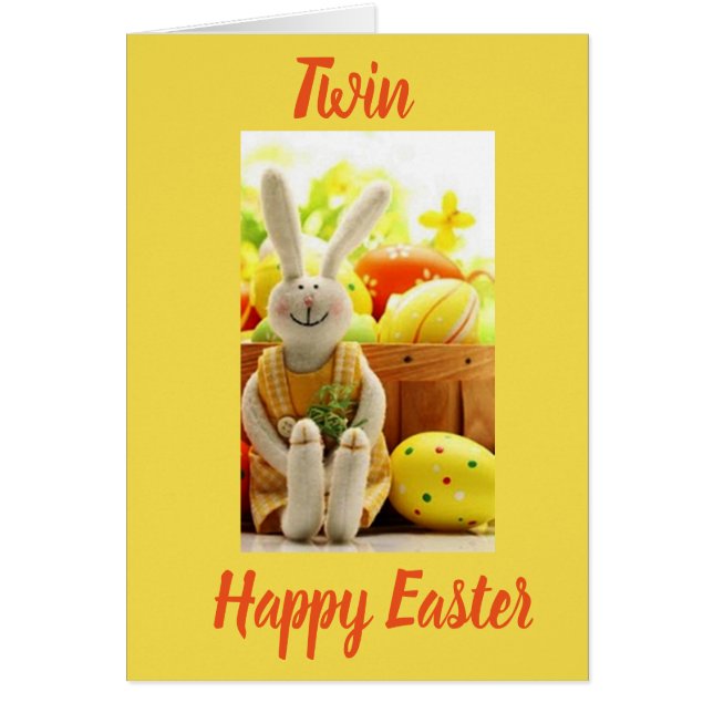 CARTÃO ***TWIN*** MEMÓRIAS COMPARTILHADAS NA PÁSCOA (Frente)