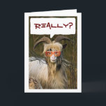 CARTÃO TWIN-REALLY, DID U THINK I'D FORGET YOUR BIRTHDAY!<br><div class="desc">THIS LONGHAIRED SUNGLASS WEARING GOAT IS SO MUCH FUN... HE WANTS TO PUT A HUGE "SMILE" ON "YOUR TWIN'S FACE" FOR HIS OR HER BIRTHDAY RIGHT NOW!!!!!</div>