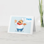 CARTÃO *TWIN* SPEICAL TWIN, ITALIAN CHEF SERVES WISHES<br><div class="desc">THIS "ITALIAN CHEF" IS SERVING "YOUR TWIN" SPECIAL BIRTHDAY WISHES FOR HE OR SHE IS "YOUR" SPECIAL TWIN FOR SURE,  SO TELL HIM OR HER NOW!!!!!</div>