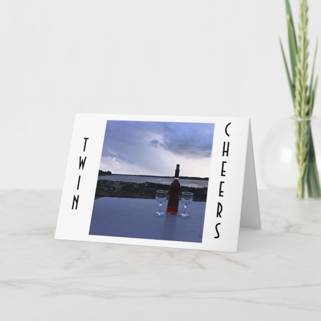 CARTÃO **TWIN** YOUR BIRTHDAY IS A DAY TO "PARTY" (Frente)