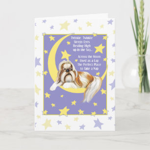 Cartão Twinkle Shih Tzu