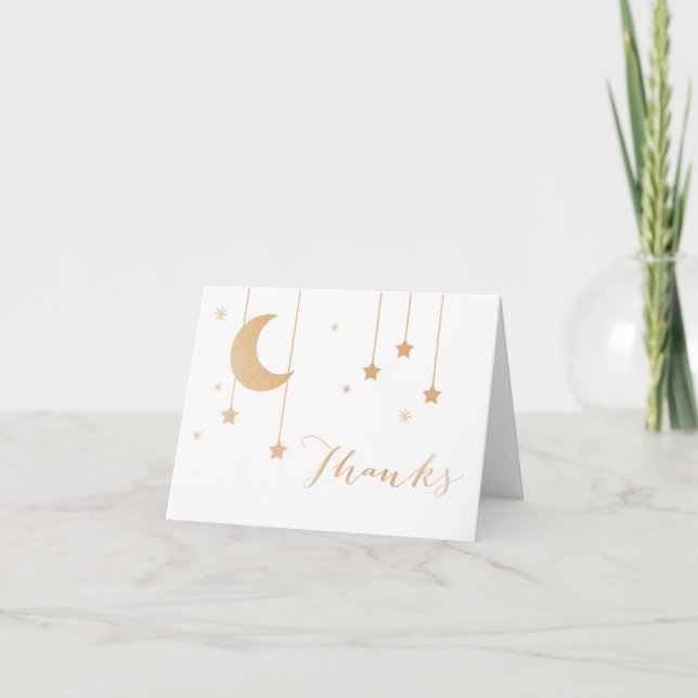 Cartão Twinkle Twinkle Thank You Note Card (Frente)