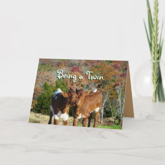 Cartão Twins card-customize any occasion