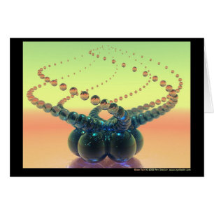 Cartão Twirl de vidro