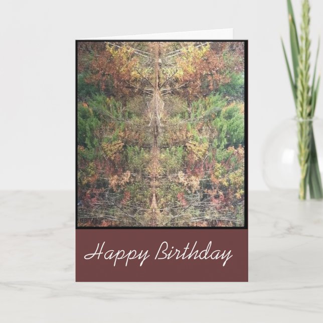 Cartão Twist of Nature Birthday Card (Frente)