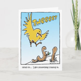 Cartão Twitter Bird Birthday