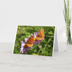Cartão Two Butterflies Greeting Card