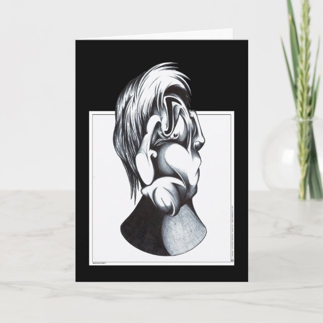 Cartão Two Faces of Grief (Frente)