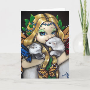 Cartão "Two Fae Ferrets" Greeting Card