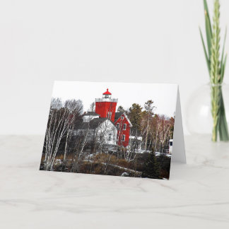 Cartão Two Harbors Lighthouse