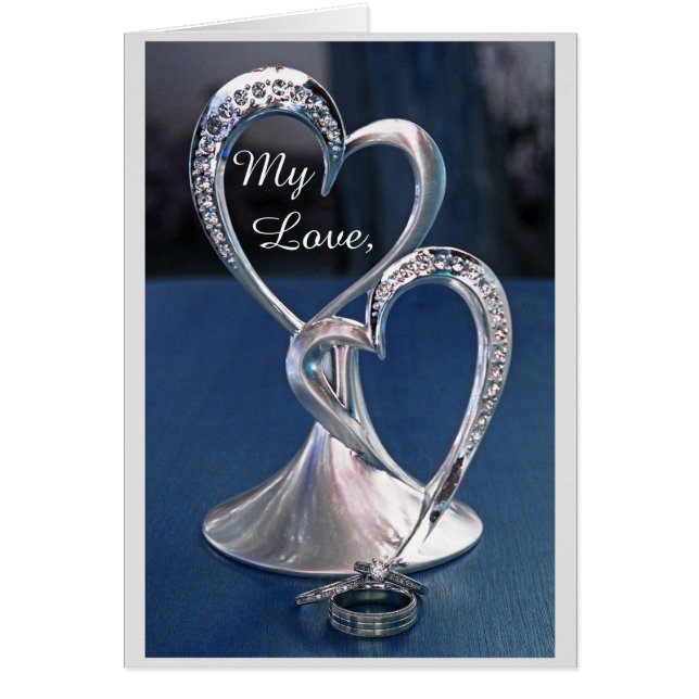 Cartão Two Hearts Pre-Wedding Card (Frente)