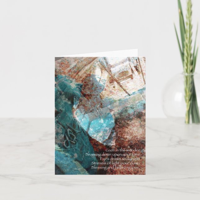 Cartão Two Sisters Blessing of Light and Love (Frente)