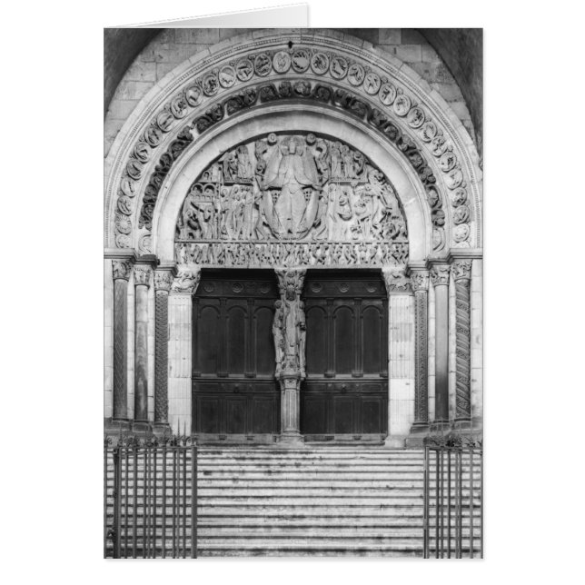 Cartão Tympanum com o Último Acórdão (Frente)