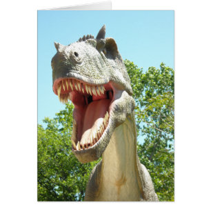 Cartão Tyrannosaurus Rex