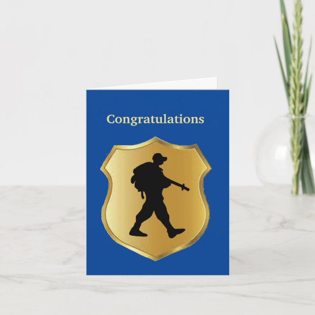 Cartão U.S. Border Patrol Academy Graduation Card (Frente)