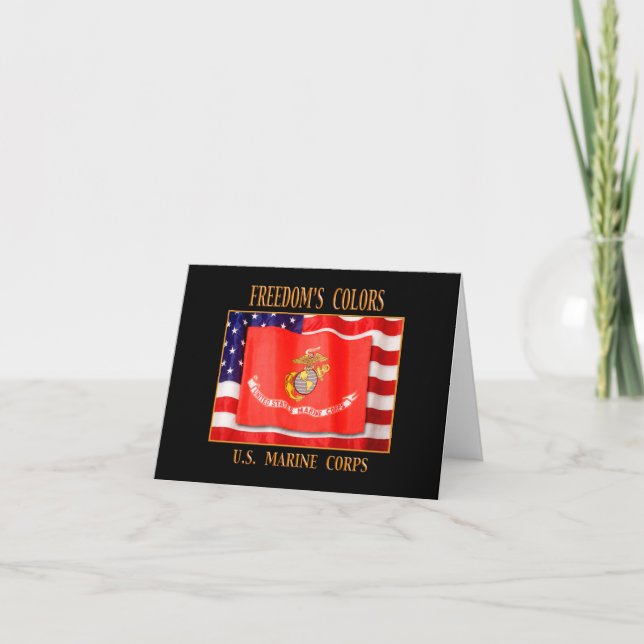 Cartão U.S. Marine Corps Note Card (Frente)