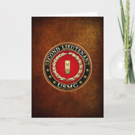 Cartão U.S. Marines: Second Lieutenant (USMC 2ndLt) [3D]