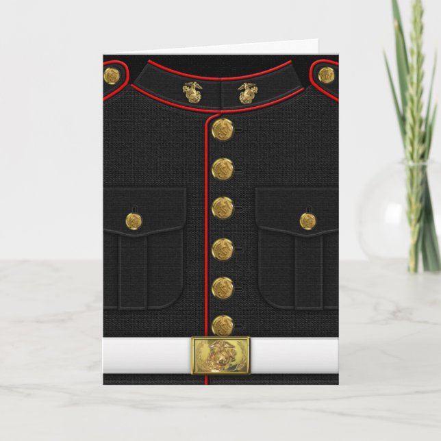 Cartão U.S. Marines: USMC Dress Uniform [3D] (Frente)