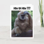 Cartão U  WERE JUST 39 LIKE YESTERDAY? 40th BIRTHDAY Card<br><div class="desc">CONFUSED MONKEY-HOW DID YOU TURN "40" YOU WERE JUST 39 LIKE YESTERDAY?  THANKS FOR STOPPING BY ONE OF MY EIGHT STORES!!!!</div>