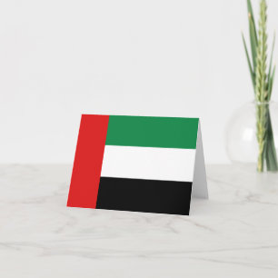 Cartão UAE Flag Notecard
