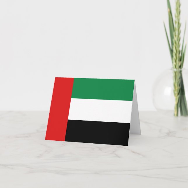 Cartão UAE Flag Notecard (Frente)