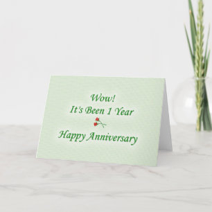 Cartão Uau! Faz 1 Ano Feliz Aniversário
