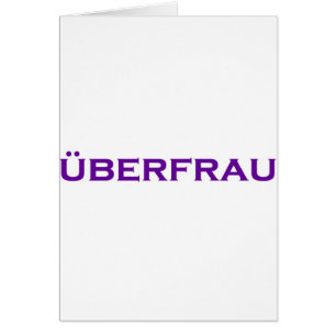 Cartão Uberfrau - Superwoman!
