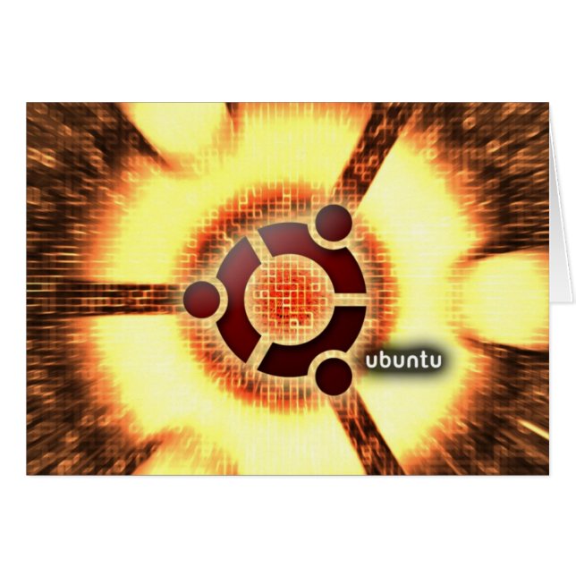 Cartão Ubuntu (Frente Horizontal)