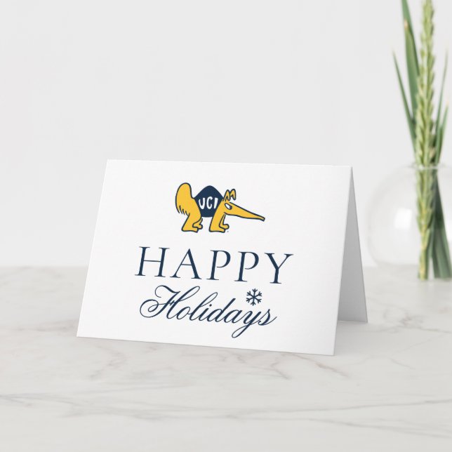 Cartão UC Irvine | UCI Tamanduás (Frente)