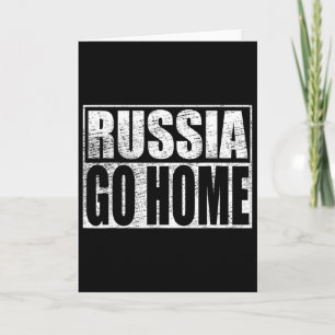 Cartão Ucrânia Apoia Rússia Volte para Casa Meme Vladimir